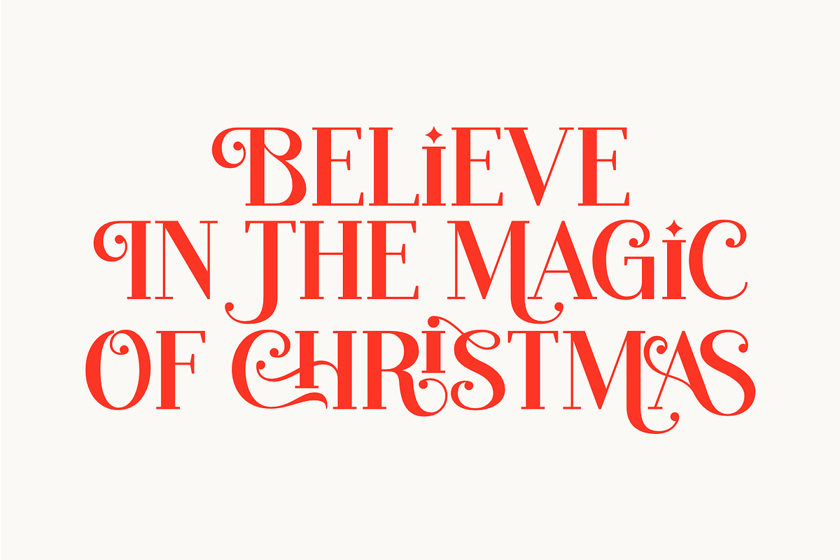 Christmas Amour - Christmas Font, a Serif Font by Keithzo (Photo 4 of 7)