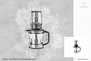 Tech Sketch Art Photoshop Action, an Action Add-On by SlideSalad (Thumbnail 43 of 49)