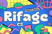 CS Rifage – Bold Font, a Sans Serif Font by Craft Supply Co. (Thumbnail 1 of 8)