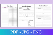 2025 Social Media Planner, a Stationery Template by Designmela01 (Thumbnail 4 of 4)