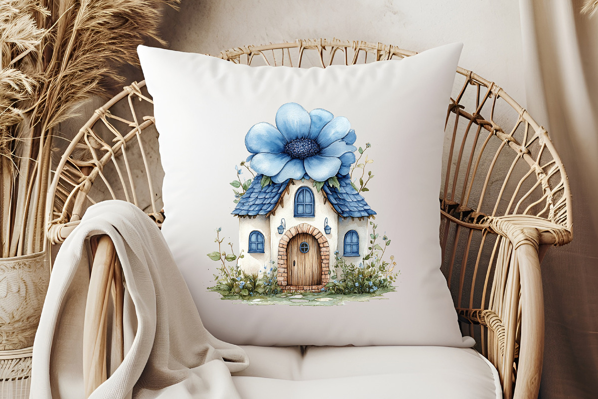 Whimsical Fairytale Cottage House, an Illustration by Libby Wishes (Photo 10 of 11)