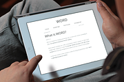 Word-Simple & Minimal Blogging Theme, a WordPress Template by Pixelate Design (Thumbnail 2 of 4)