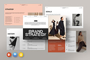Brand Strategy Presentation Template, a Presentation Template by evgenystudio (Thumbnail 1 of 7)