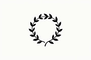 Laurel Wreath Silhouette Set, an Illustration by jahid234 (Thumbnail 4 of 9)