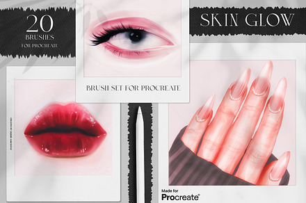 Skin Glow Procreate Box, a Brush Add-On by Liquid Amethyst Art