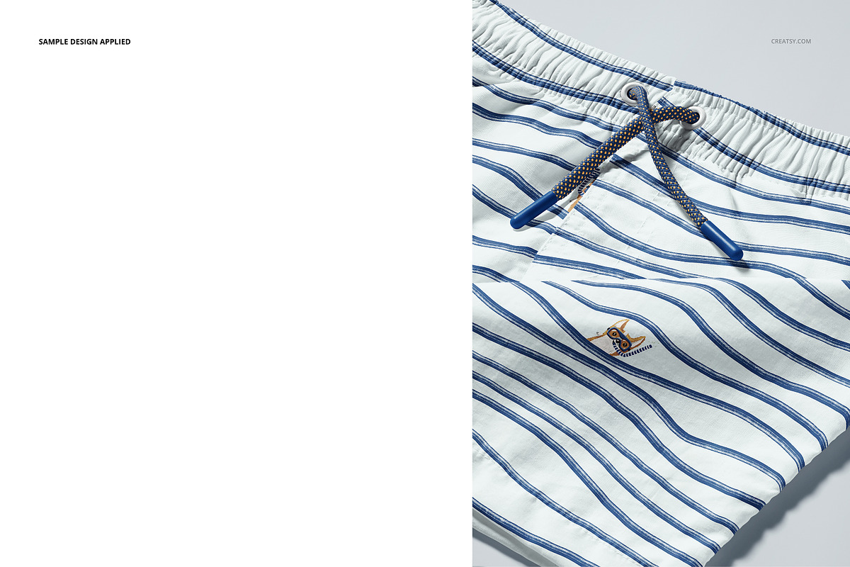 Kids Swim Shorts Mockup Set, a Bottom Mockup by creatsy5 (Photo 6 of 12)