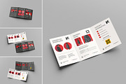 A5 Trifold Brochure Mockup, a Books & Magazine Mockup by hokagata (Thumbnail 1 of 5)