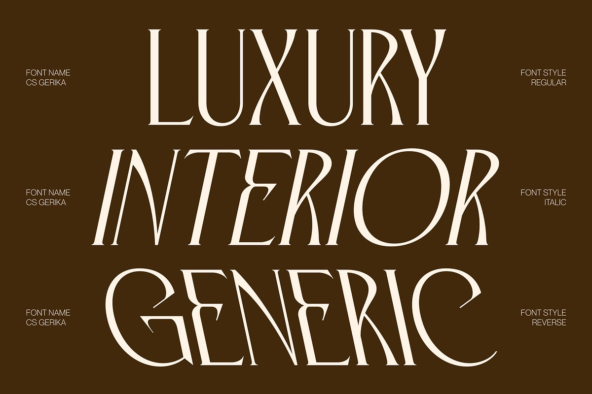 CS Gerika – Modern Serif Font, a Serif Font by Craft Supply Co. (Photo 3 of 8)