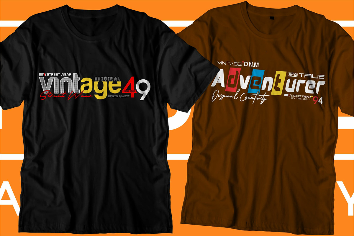 Urban City Typography T Shirt Design, a Graphic by D2PUTRI (Photo 3 of 26)