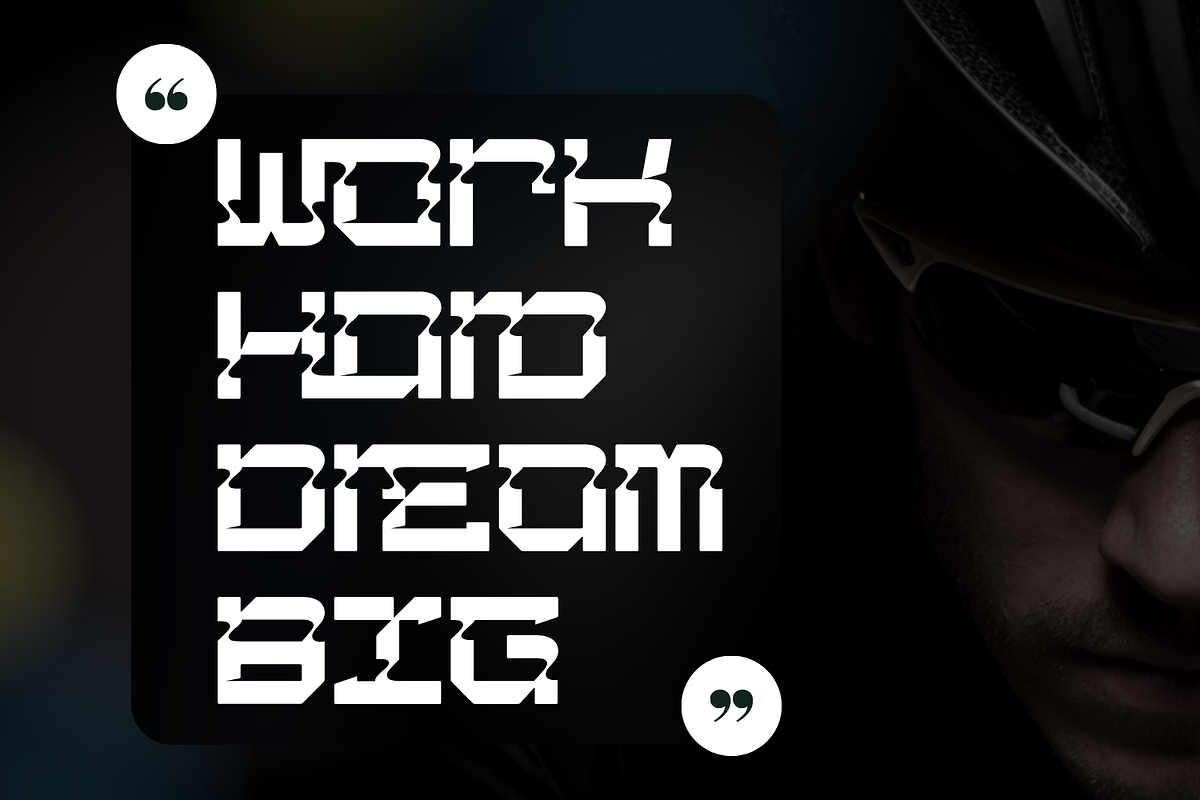 Shaped Spaces - Futuristic Font, a Sans Serif Font by 177Studio (Photo 4 of 8)