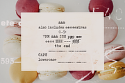 Fletcher Typewriter Font & Extras, a Serif Font by Ana's Fonts (Thumbnail 7 of 9)
