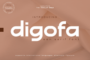 digofa, a Sans Serif Font by twinstd (Thumbnail 1 of 11)