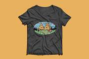 pizza mountain view in nature, an Illustration by gunaonedesign (Thumbnail 4 of 5)