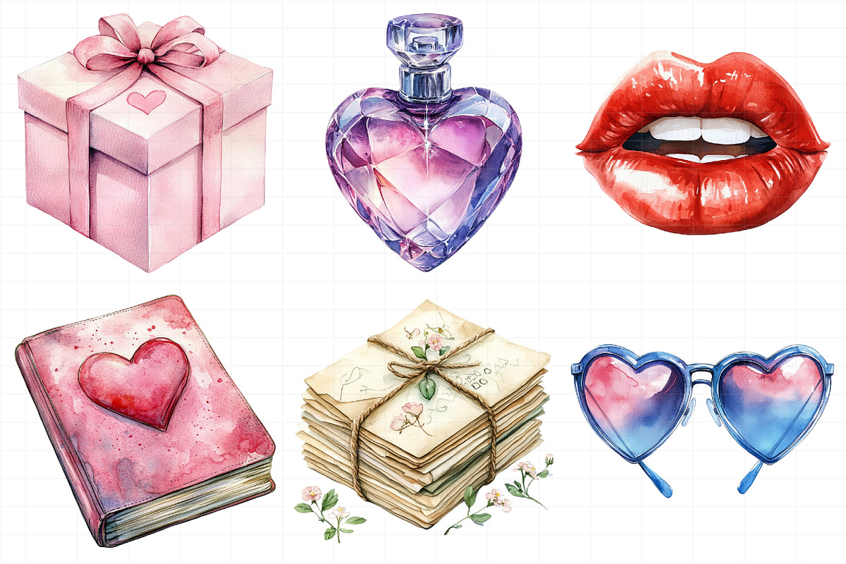 Sweet Valentine Clipart, an Illustration by Daily.Designs (Photo 7 of 8)