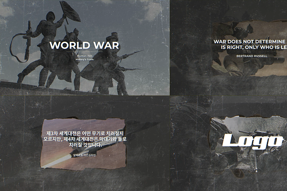 World War Quotes For Premiere Pro preview 2