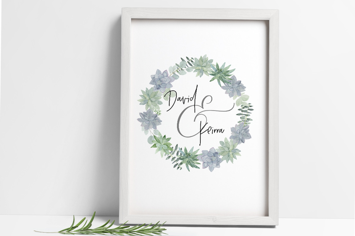 Watercolor Succulent Graphics Bundle, an Illustration by DailyMiracleDigitals,LLC (Photo 9 of 9)