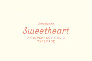 Sweetheart | Handmade Italic Font, a Script Font by Taylor Penton (Thumbnail 2 of 4)