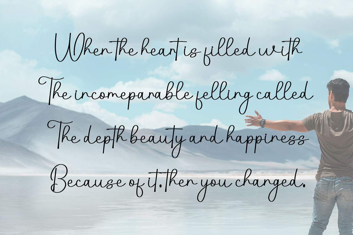 Think Pink, a Handwritten Font by InermediaSTUDIO (Photo 4 of 7)