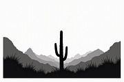 Wild Desert Cactus Scene Set, an Illustration by hafijul (Thumbnail 7 of 15)