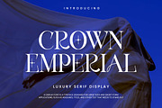 Crown Emperial Serif Display Font, a Serif Font by UICreative (Thumbnail 1 of 13)