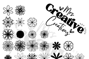 Flowers outline Bundle Clipart, a Graphic by Mrs. Creative Creations (Thumbnail 1 of 7)