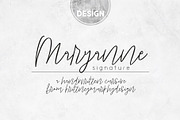 Maryanne Signature, a Script Font by Brittney Murphy Design (Thumbnail 1 of 3)