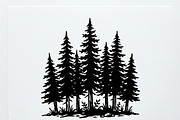 Majestic Pine Trees SVG, a Finance Illustration by Amazin_art (Thumbnail 38 of 41)