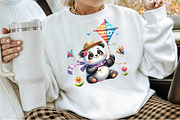 Cute Summer Panda Clipart, an Illustration by Sublimation Artist (Thumbnail 4 of 6)