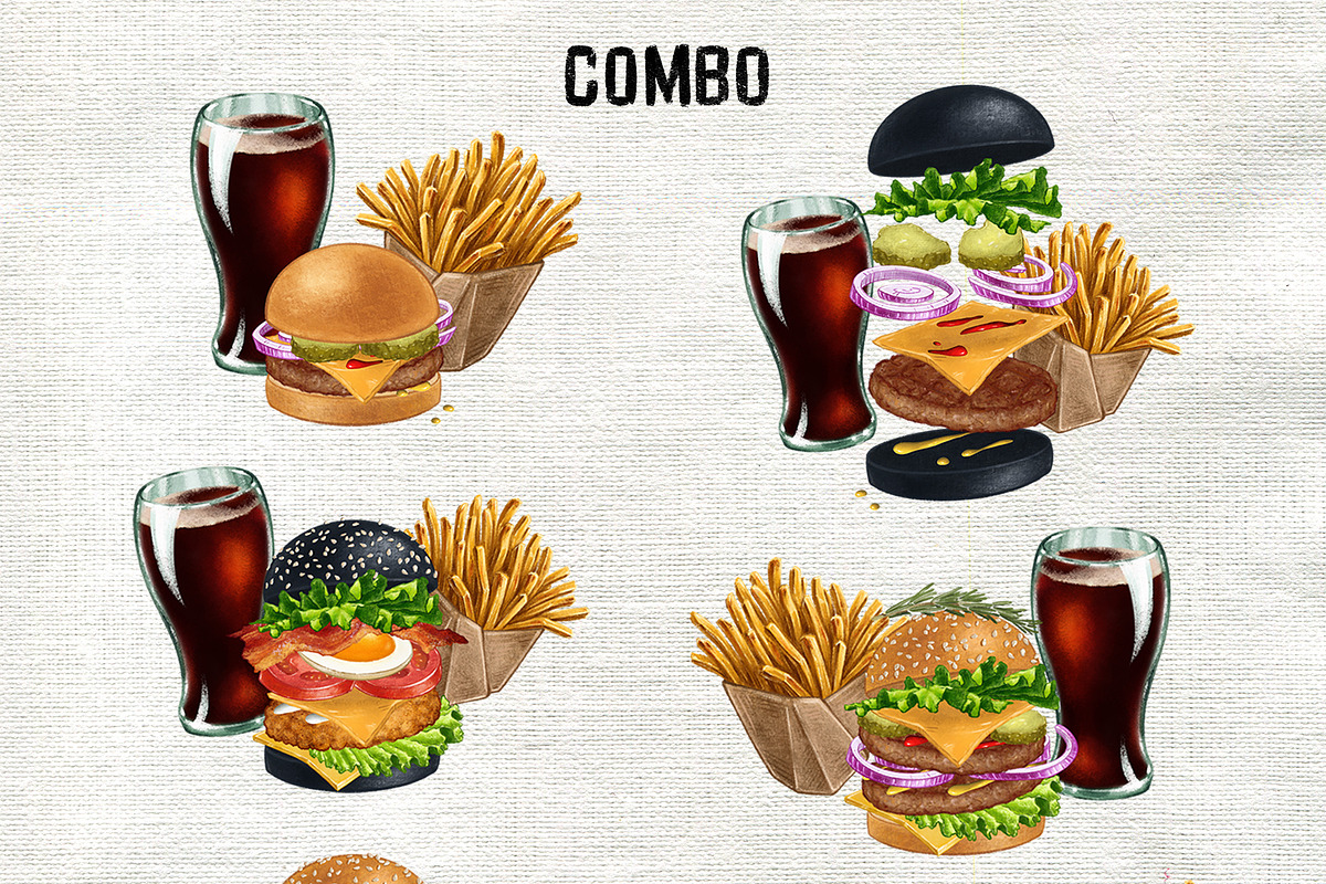 Burger Creator, a Decorative Illustration by Margo Miller (Photo 7 of 31)
