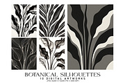 Botanical Silhouettes, a Decorative Illustration by Digital Art Creations (Thumbnail 2 of 6)