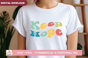 Keep Hope SVG Cut Files