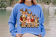 Cute Christmas Reindeer Family PNG, a Seasonal Illustration by Rose Art (Thumbnail 4 of 4)