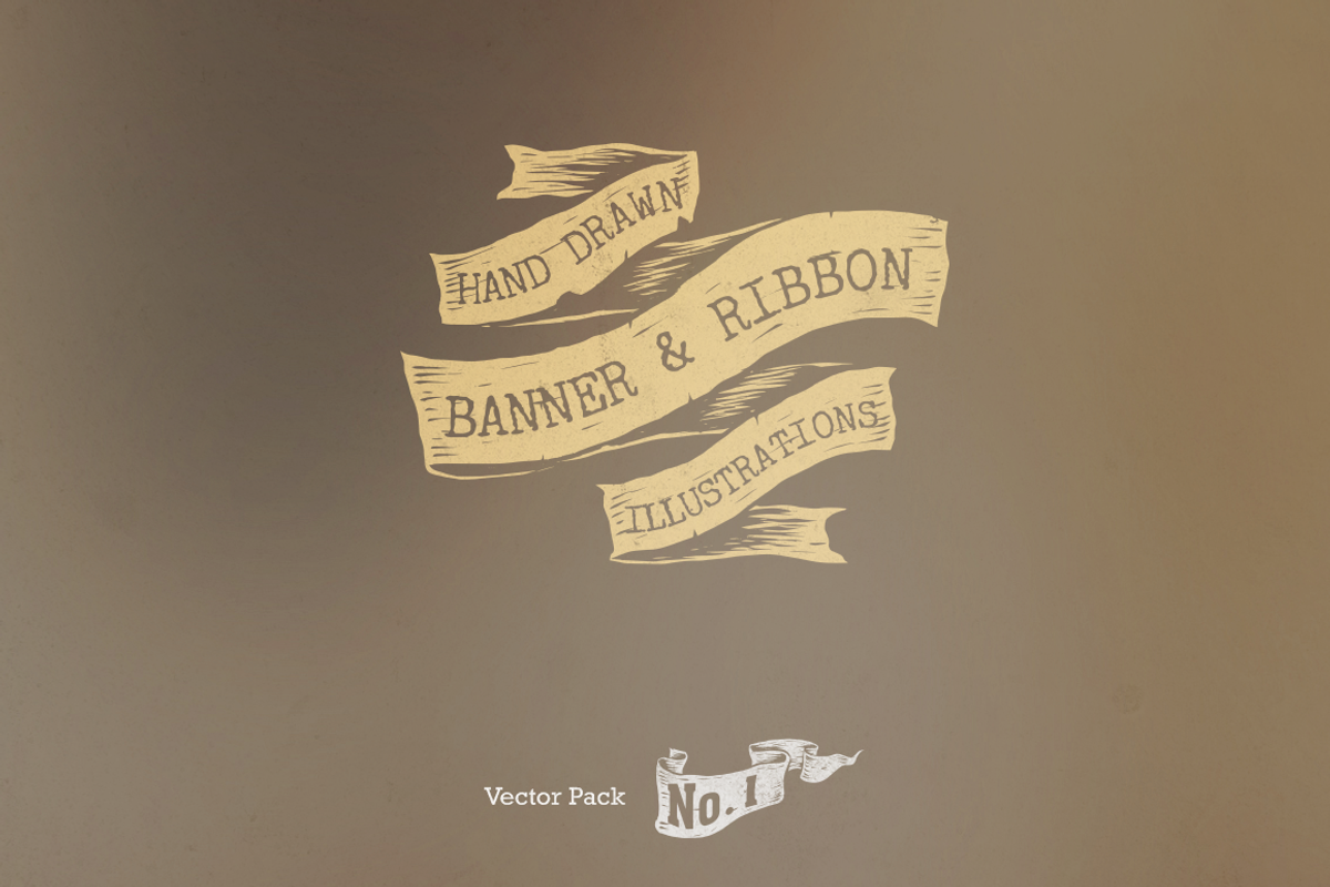 Banner and Ribbon Vectors, an Illustration by lups design (Photo 1 of 4)