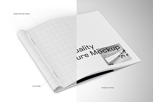 Square Brochure Mockup