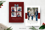 Christmas Card Template CC092, a Card Template by Always Templates (Thumbnail 1 of 2)