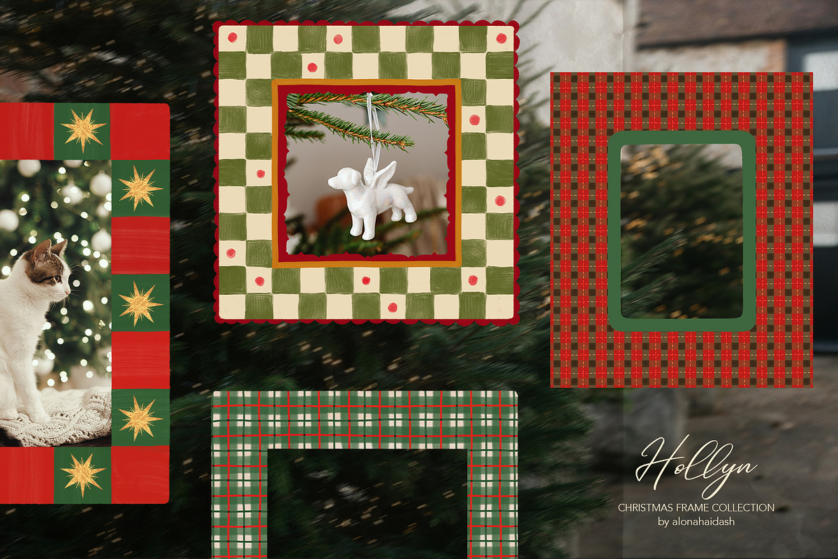 Hollyn · Christmas Frame Collection, an Object Graphic by alonahaidash (Photo 6 of 11)