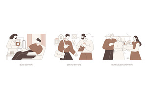 Social responsibility isolated, a Person Illustration by Visual Generation