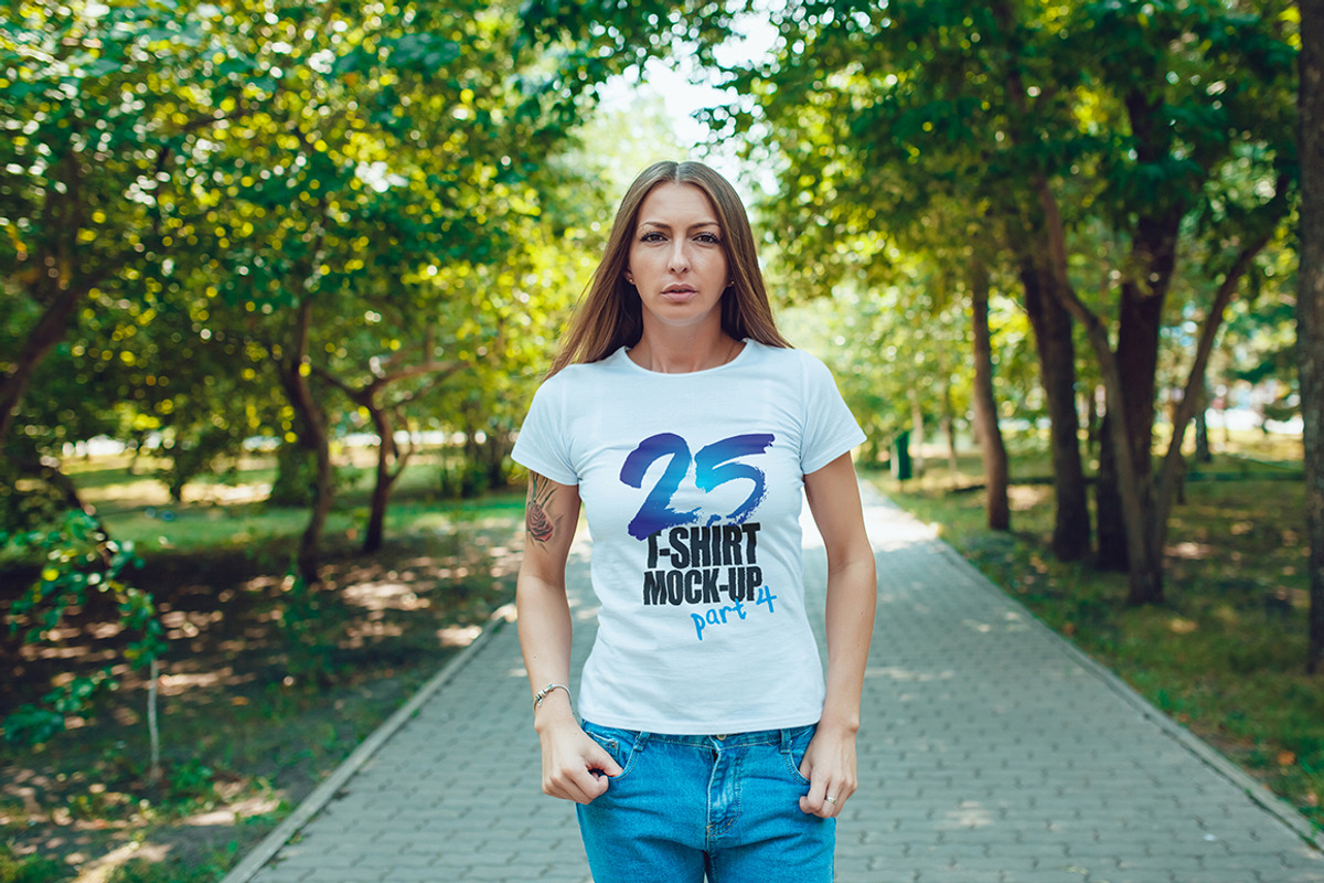 100 T-Shirt Mock-Up Bundle, a Shirt Mockup by Freeman Studio (Photo 39 of 42)