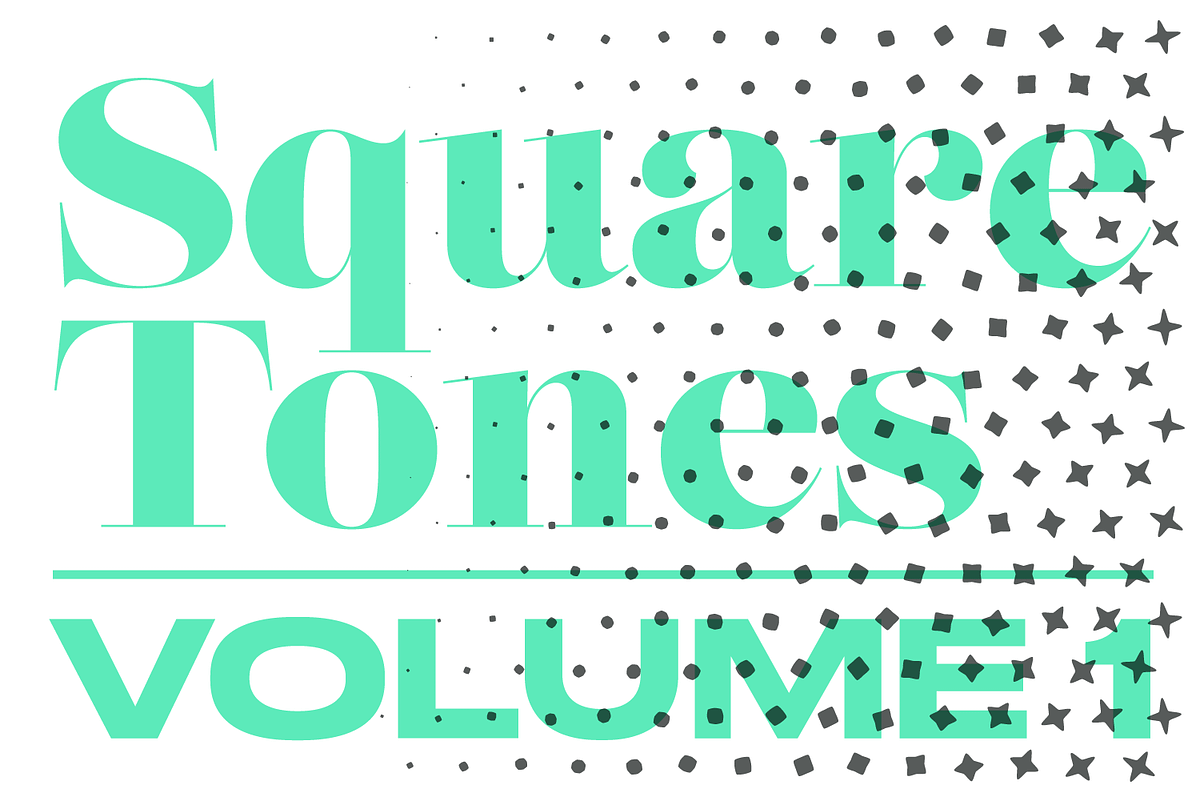 SquareTones1 | 20 Halftone Gradients, a Texture Graphic by invisiblelayer (Photo 1 of 5)