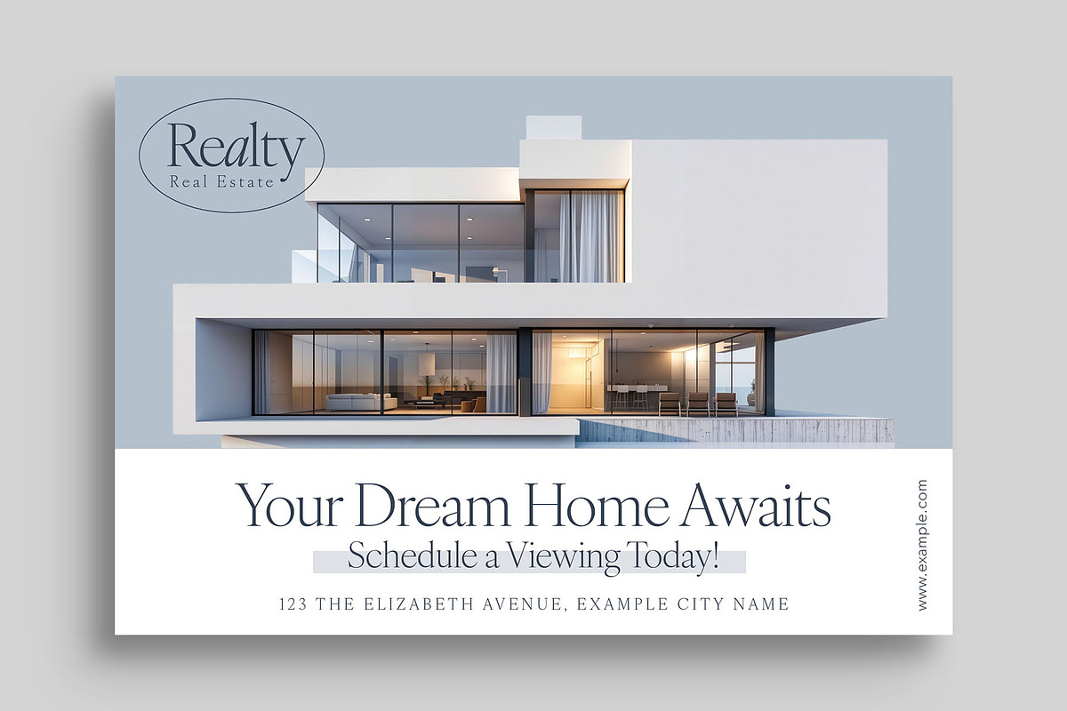 Real Estate Postcard Template, a Card Template by BrandPacks (Photo 2 of 5)