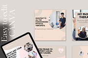Physical Therapy Social Media Posts, a Social Media Template by Local Marketing Templates (Thumbnail 5 of 10)