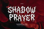 Shadow Prayer | Black Metal Font, a Blackletter Font by Denustudios (Thumbnail 1 of 12)