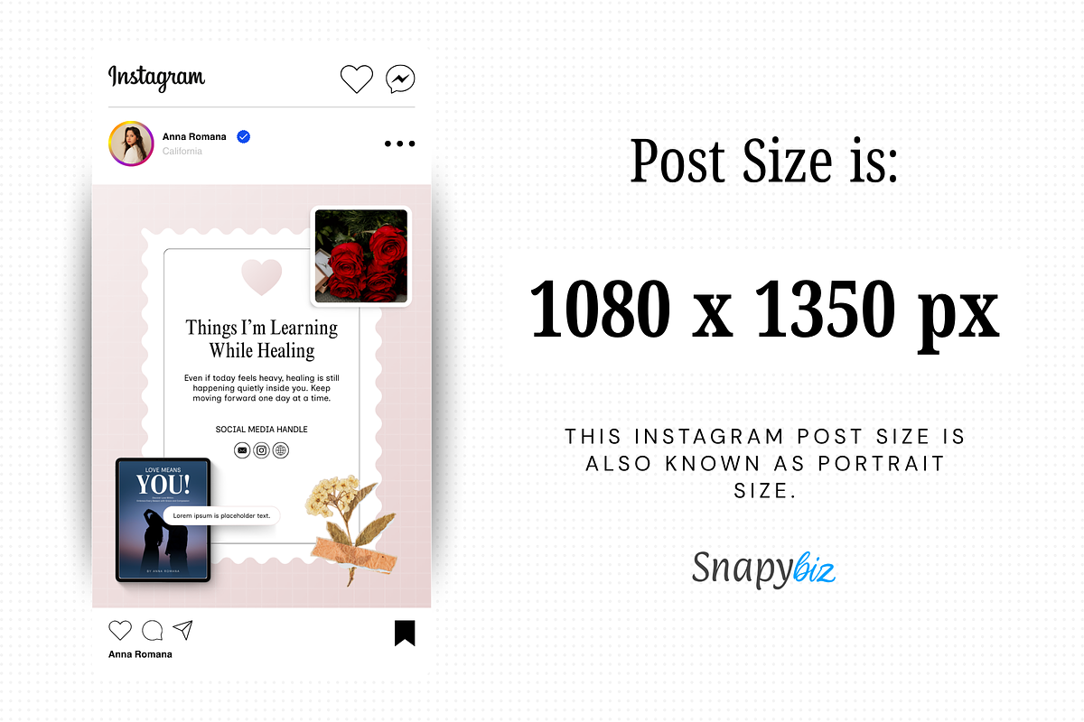 Romance Author Canva Instagram, a Marketing Template by Snapybiz (Photo 7 of 10)