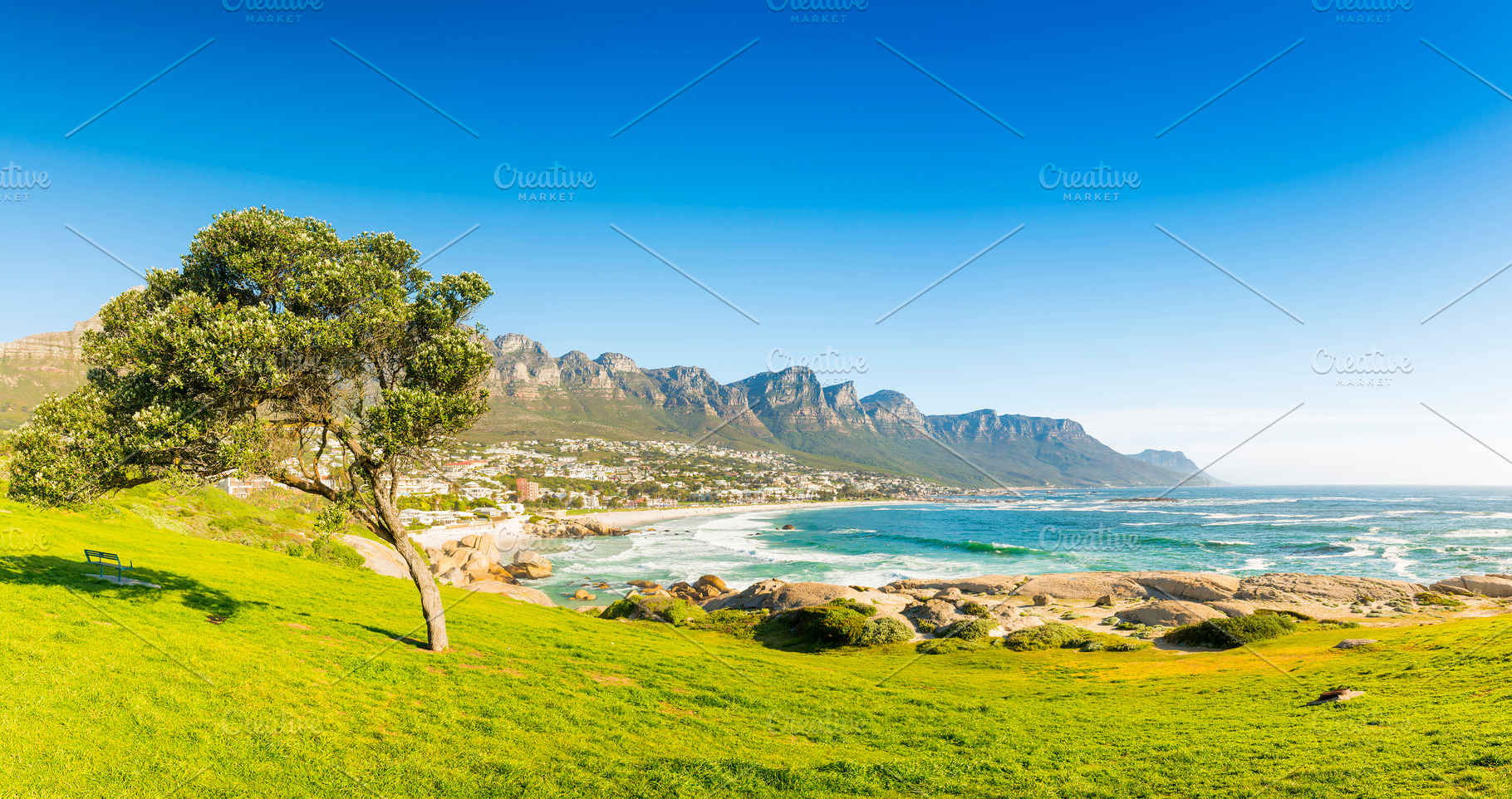 Camps Bay in Cape Town, South Africa, a Nature Photo by THP Creative