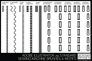 29 STANDARD SEWING MACHINE BRUSHES, a Brush Add-On by Pickover Designs (Thumbnail 4 of 6)