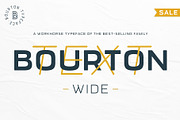 60% OFF Bourton Text Wide Font, a Sans Serif Font by Kimmy Design (Thumbnail 1 of 17)