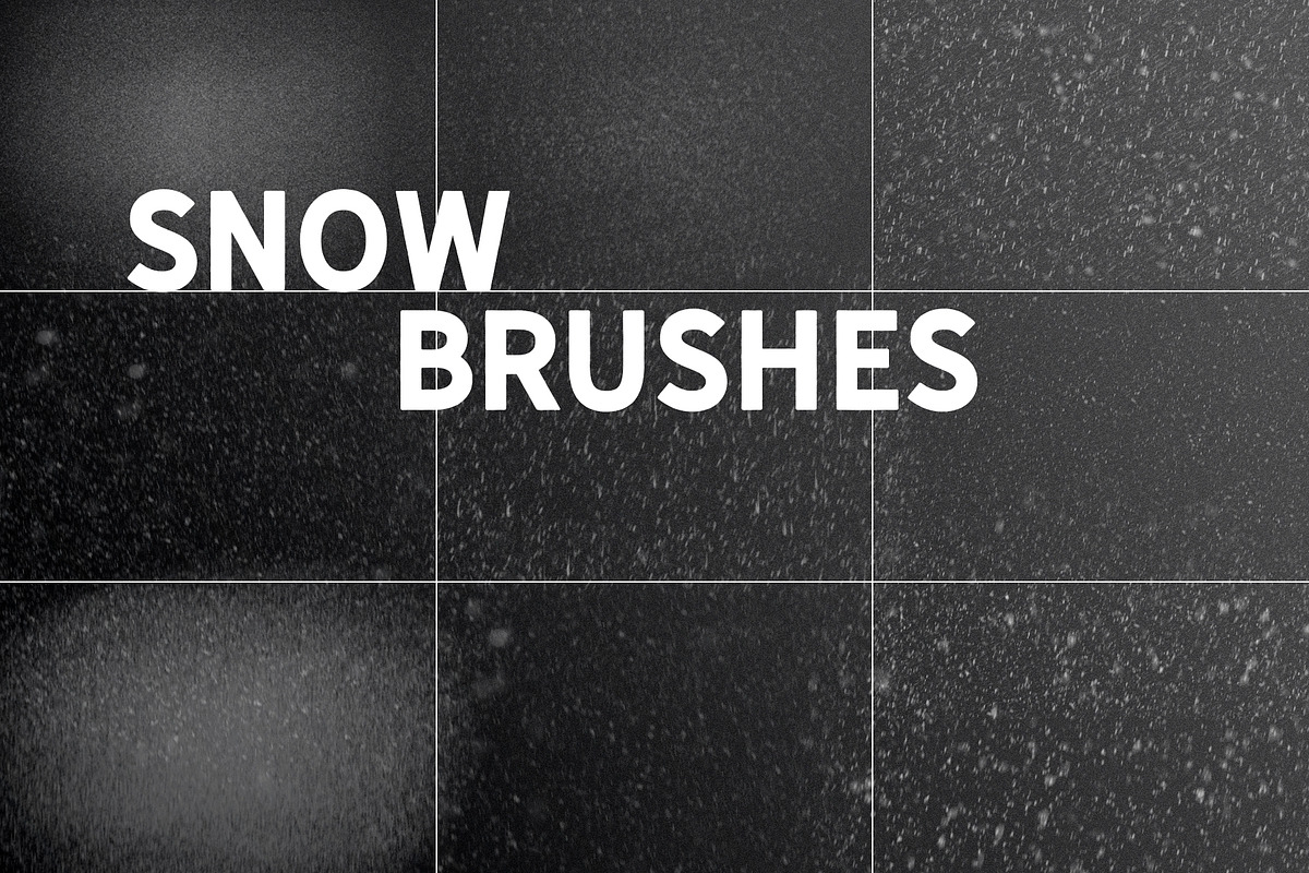 SNOWFLAKES BRUSHES & FREE OVERLAYS, a Brush Add-On by Alexiva (Photo 3 of 7)