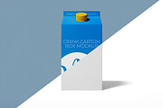 Drink Carton Packaging Mockup Set, a Product Mockup by McLittle Stock (Thumbnail 2 of 5)