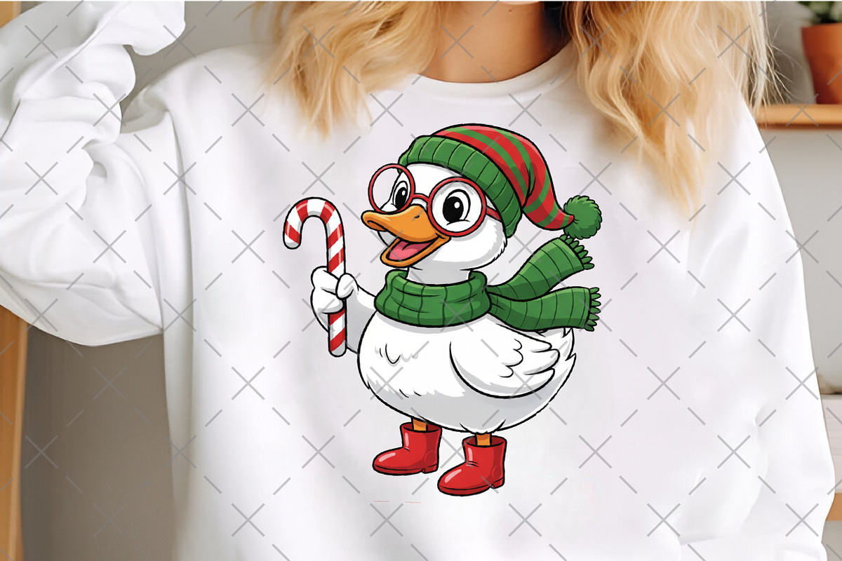 Funny Christmas Goose Sublimation, an Illustration by Craft Nest (Photo 3 of 6)