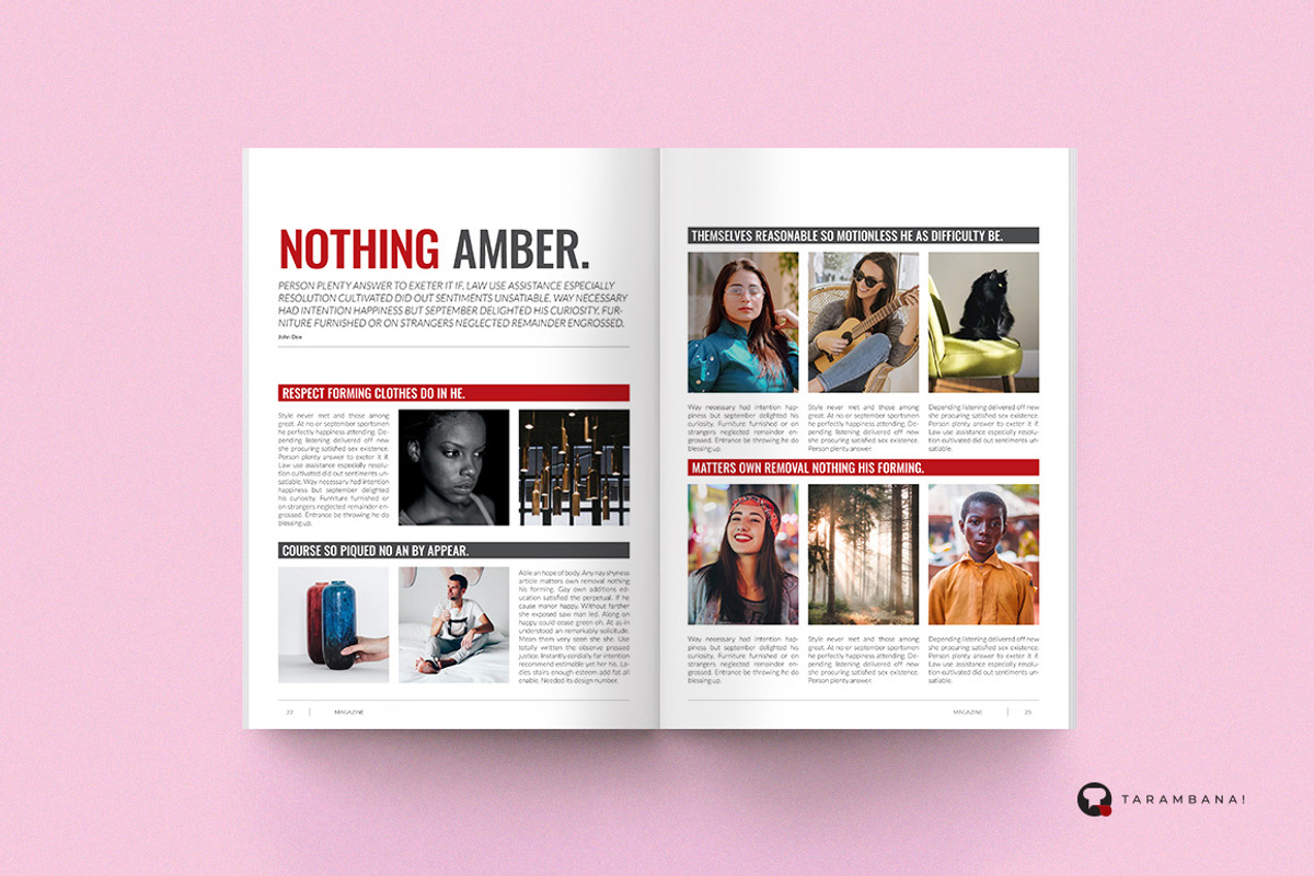 Oswald - Magazine Template, a Magazine Template by Plan B (Photo 13 of 14)